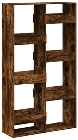 füstös tölgy színű szerelt fa könyvespolc 100 x 33 x 175 cm