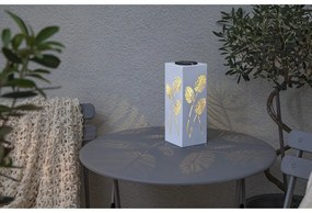 Albaleaf fehér fém napelemes világító LED dekoráció - Star Trading