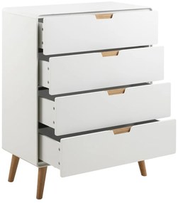 Fehér komód 80x100x40 cm Lowell – Actona