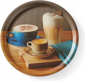 Csúszásgátló tálca kerek nyomott mintával ø 380 mm Hendi 507971