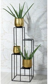 KASKADA virágtartó állvány 110x40 cm fekete