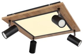 Globo 67306D2 - ULLA LED spotlámpa 4xGU10/5W + LED/24W/230V