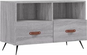 vidaXL szürke sonoma színű szerelt fa TV-szekrény 80x36x50 cm