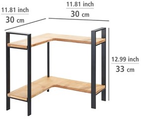 Lou konyhai sarokpolc, 30 x 33 cm - Wenko