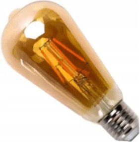 Led izzó ST64 Amber 8W Filament E27 2200K Aigos