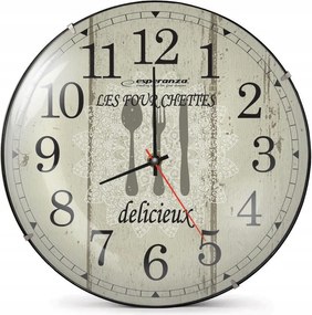 Falióra Nagy Analóg 30CM Falra Szerelhető Jól Olvasható Szilárd Kvarc Párizsi