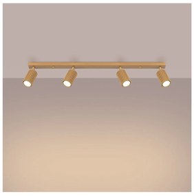 Aranyszínű spotlámpa 6,5x81 cm Gleam – Sollux