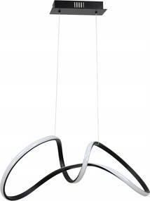 Függőlámpa Tesoro Black 48W Led