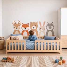 PIPPER. Erdei állatok – textil falmatrica