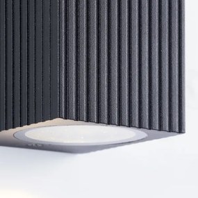 Brilliant - Kültéri fali lámpa JELANI 1xGU10/10W/230V IP44 fekete