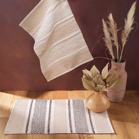 Krémszínű mosható szőnyeg 60x90 cm Silves – douceur d'intérieur