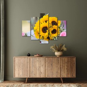 Napraforgós esküvői csokor képe (150x105 cm)