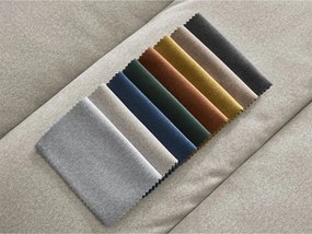 Bézs bársony sarokkanapé (jobb oldali-heverő résszel) Sierra – Bobochic Paris