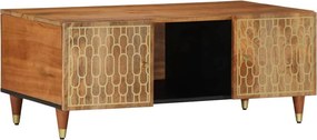 vidaXL tömör mangófa dohányzóasztal 100 x 54 x 40 cm