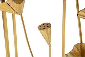 Aranyszínű konzolasztal 40x120 cm Flow – Mauro Ferretti