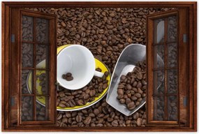 Poszterek 120x80 Természetes kávé szemes