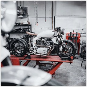 Poszterek 100x100 Yamaha Motorkerékpár Garázs