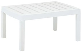 vidaXL fehér műanyag kerti asztal 78 x 55 x 38 cm