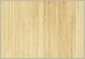 vidaXL négyszögletű világos természetes bambusz szőnyeg 70 x 100 cm