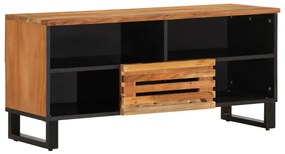 tömör akácfa TV-szekrény 100 x 34 x 46 cm
