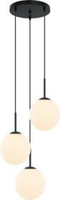 Italux modern függeszték deore fehér fekete itxpnd-5578-3s-bk