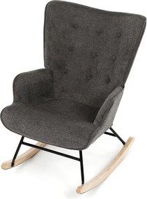 Hintaszék, szürke, szövet, AK-373 GREY2