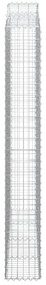 íves horganyzott vas gabion kosár 200x30x220/240 cm