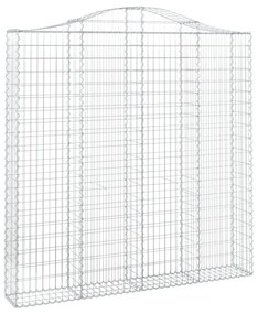 íves horganyzott vas gabion kosár 200x30x200/220 cm