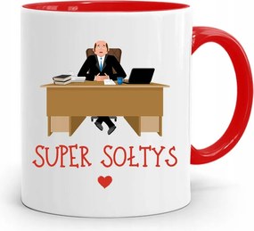 Szolnoknak Piros Szuper Szolnok Ajándék Bögre fényképes nyomtatással