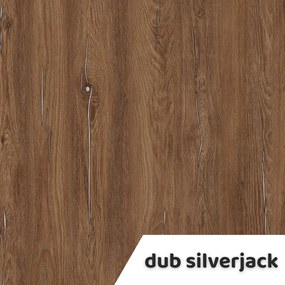 OfficeTech Long állítható magasságú asztal, 260 x 80 cm, fekete alap, silverjack tölgy