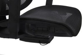 Professzionális irodai szék / forgószék / főnöki szék LVN System Control Pro fekete LV0656