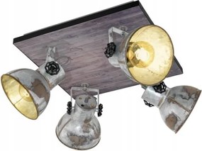 Eglo Plafon Mennyezeti Lámpa 49653 Barnstaple Mennyezeti Vintage Nappali