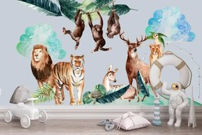 Falmatrica állatok az állatkertből 100 x 200 cm