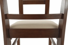 Étkezőszék, dió/bézs, OLEG NEW