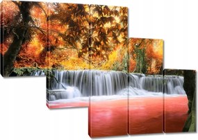 Vászonkép 150x105 Narancssárga vízesés