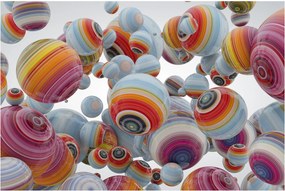 Festett gömbök képe (90x60 cm)