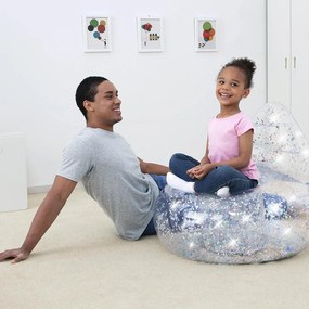 Bestway GLITTER DREAM™ FELFÚJHATÓ SZÉK 3+ GYEREKEKNEK 72 x 72 x 64 cm