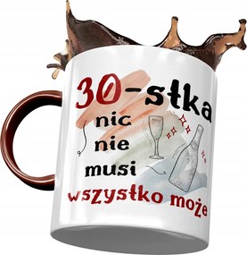 Bordó Bögre Születésnapra 30 30. 30-as Ajándék Nyomtatott Fotóval