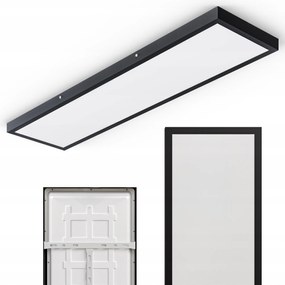 Led panel Mennyezeti Lámpa Plafon Falra szerelhető Négyzet 30x120 cm 5400lm 60W Bk
