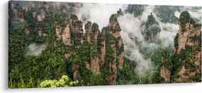 Kép - Zhangjiajie Nemzeti Park, Kína (120x50 cm)