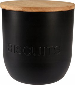 Konyhai Tartály 1700 ML Bambusz Fedéllel Műanyag 15X15,5 CM