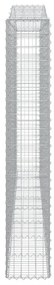 íves horganyzott vas gabion kosár 400x30x180/200 cm