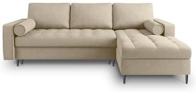 Santo bézs kinyitható sarokkanapé, jobb oldali - Milo Casa