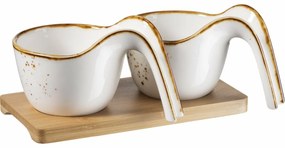 Mäser 3 részes gourmet tálkészlet tálcával Pintar