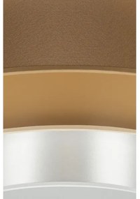 Duolla - LED Mennyezeti lámpa LUNETA LED/26W/230V átm. 60 cm 4000K barna/arany