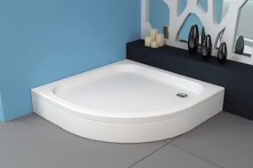 Ontex negyedköríves beépíthető akril zuhanytálca 90x90 cm