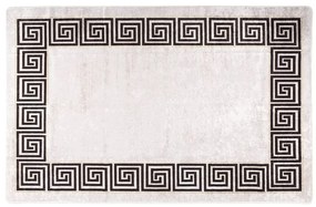 világosbézs csúszásmentes mosható szőnyeg 80 x 150 cm