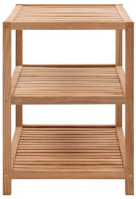 tömör diófa fürdőszobai polc 65 x 40 x 55 cm