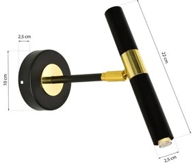 Fali lámpa MONZA 1xG9/7W/230V