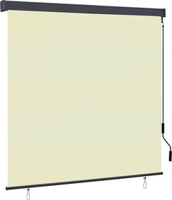 vidaXL krémszínű kültéri roló 160 x 250 cm